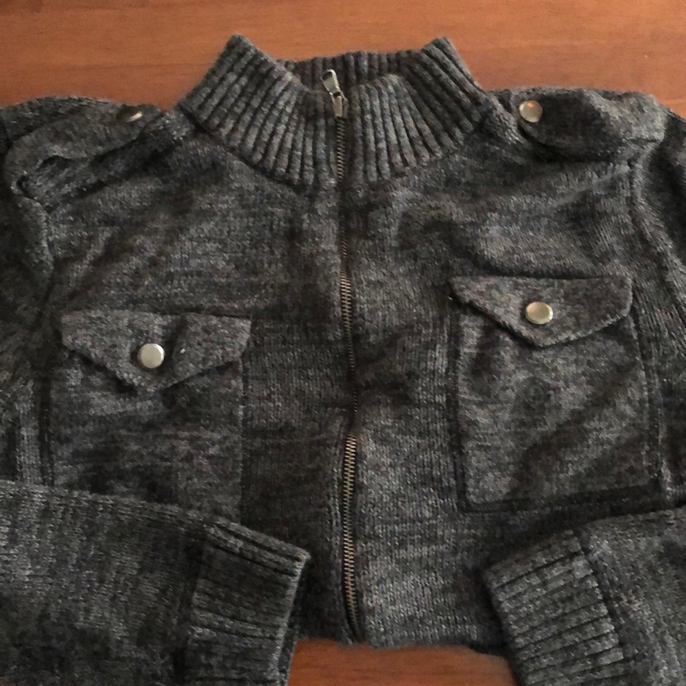 Rock & Republic Full Zip Sweater